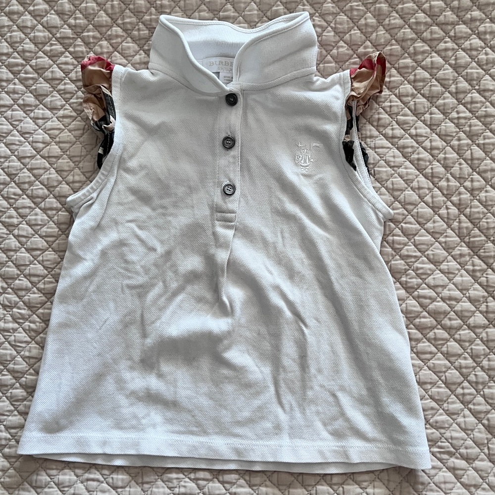 Burberry Girls Sleeveless Polo (3T)